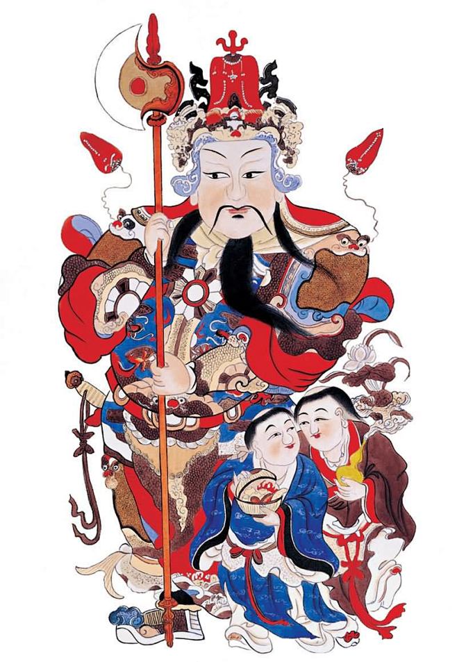 中国传统祈福门神50张