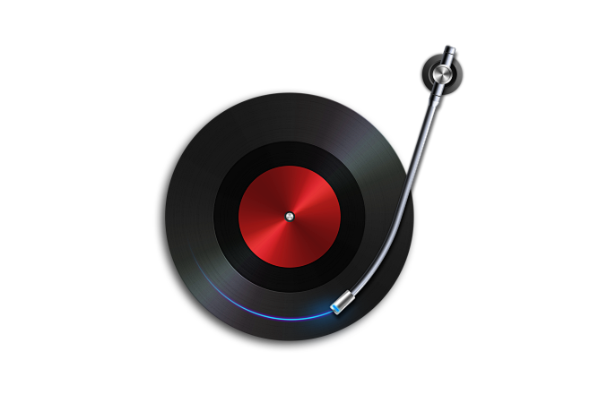 唱碟唱片留声机png素材