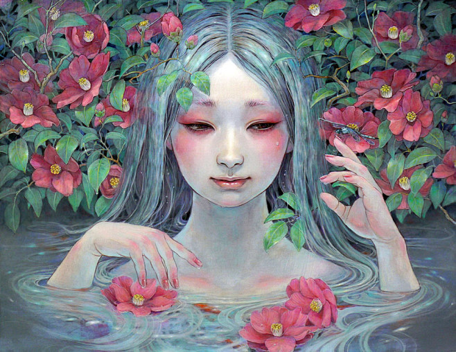 唯美性感插画日本艺术家平野実 