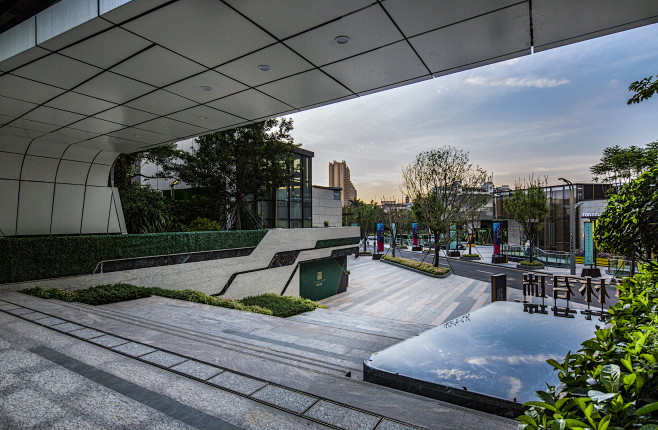 城市概念规划市政基础删频入口景观入口大台阶商业水景五星级酒店
