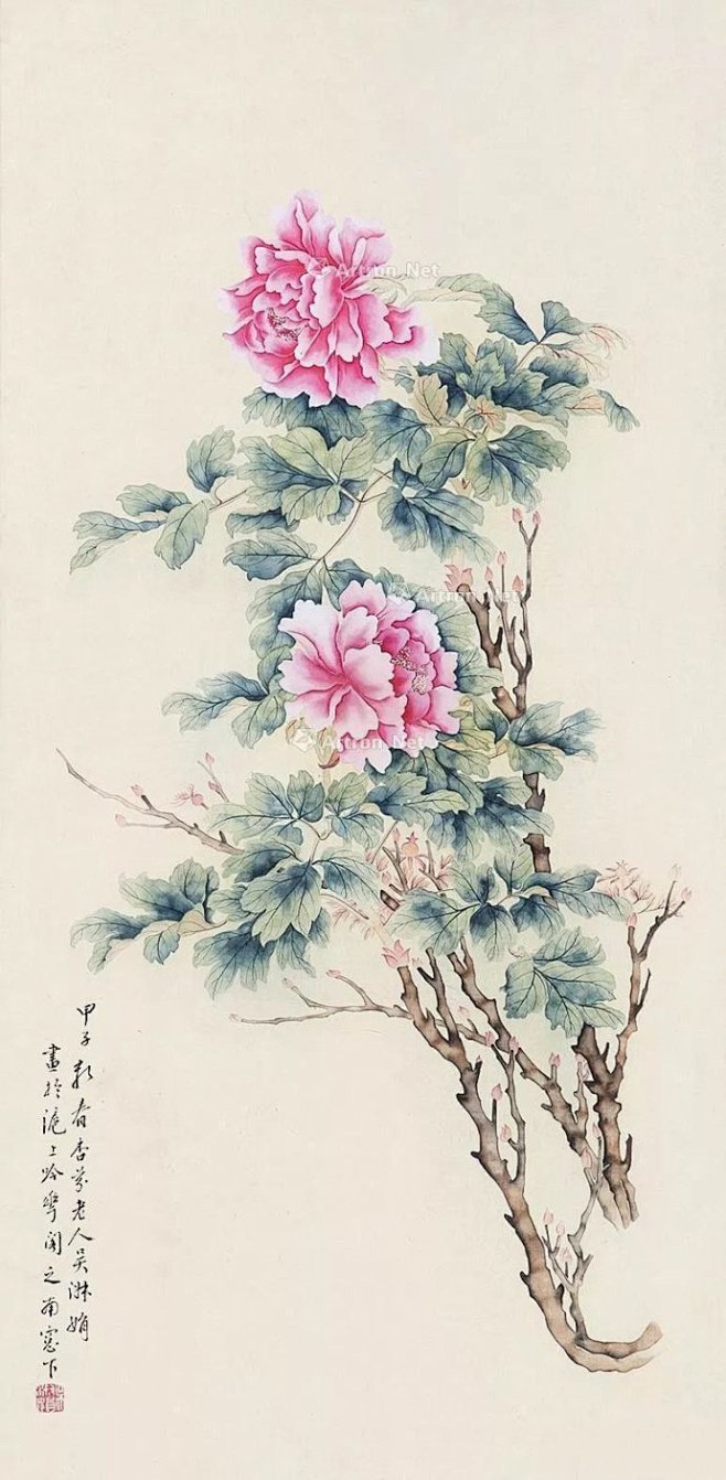 清末著名女画家吴淑娟花鸟画作品欣赏