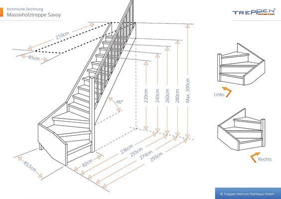 loft阁楼楼梯二楼楼梯尺寸解析图木结构l型转角式设计参考