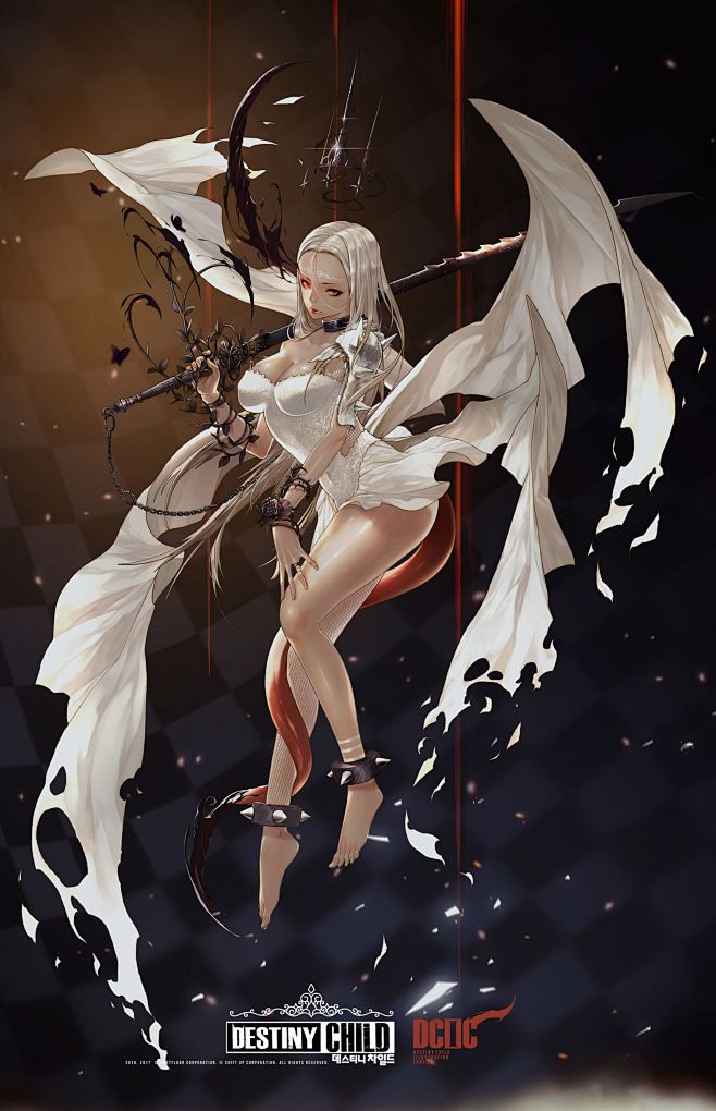 destinychild命运之子原画及其dcic绘画大赛作品