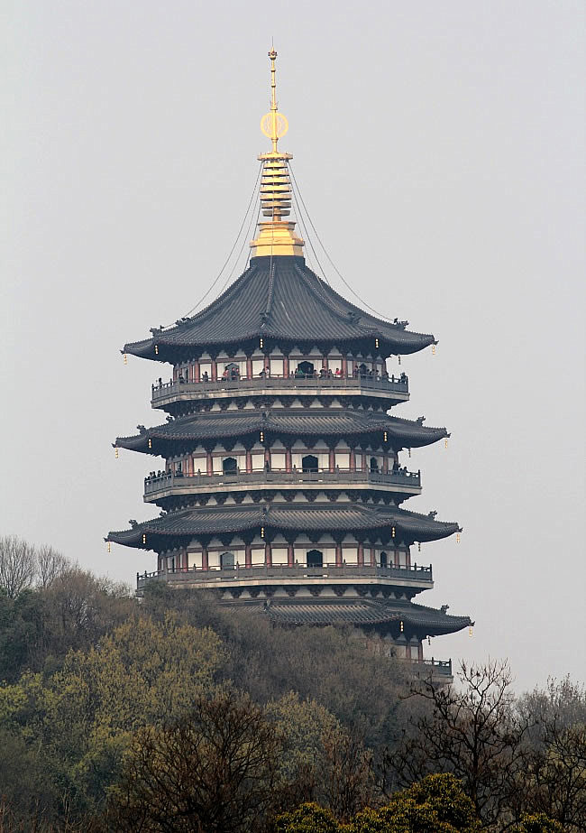 杭州雷峰塔旅游景点图片