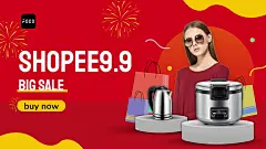 Fireworks Element Shopee 9.9 Home Electronic Appliances Discount Sale Promo Ecommerce Banner