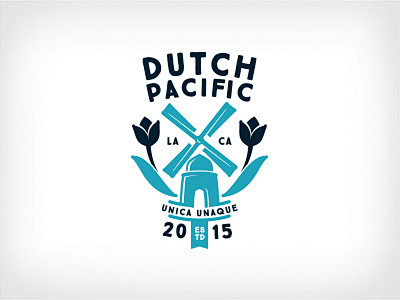 北欧风20款风车元素logo设计