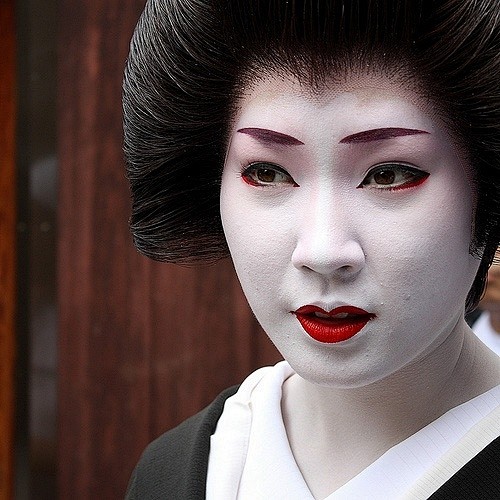15:02:03艺伎,艺伎,神秘,日本,红唇,樱花影集 彩红化妆【女人图象】彩
