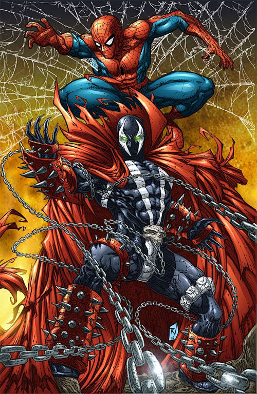 漫画英雄人物插画再生侠spawn2