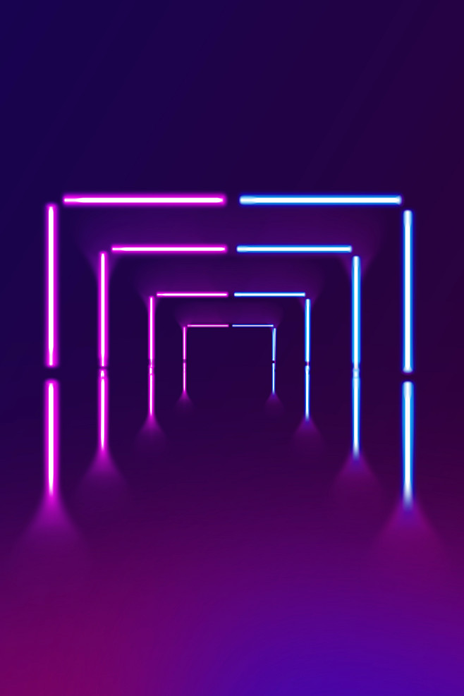 霓虹灯背景素材