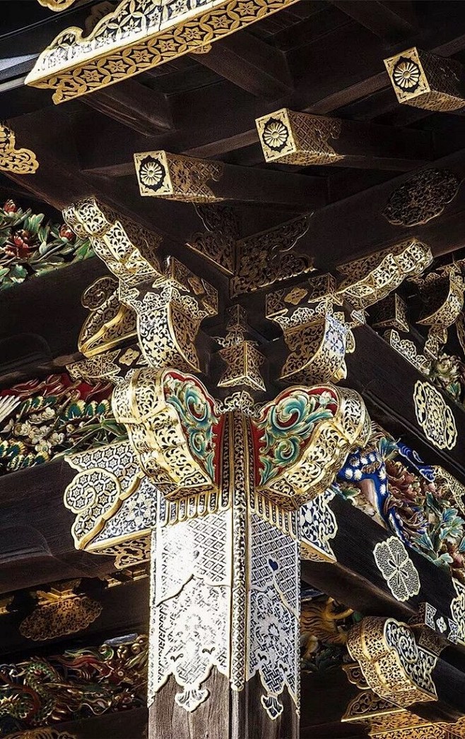 中国古建筑斗拱斗拱又称枓栱斗科是汉族建筑特有的结构早在战国时代就