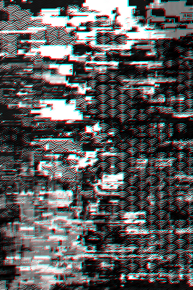 屏幕信号混乱数字信号视觉失真故障创意抽象纹理背景jpg图片素材