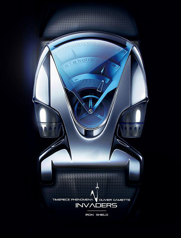 手表手绘ps板绘概念设计效果图未来感工业设计产品设计普象网