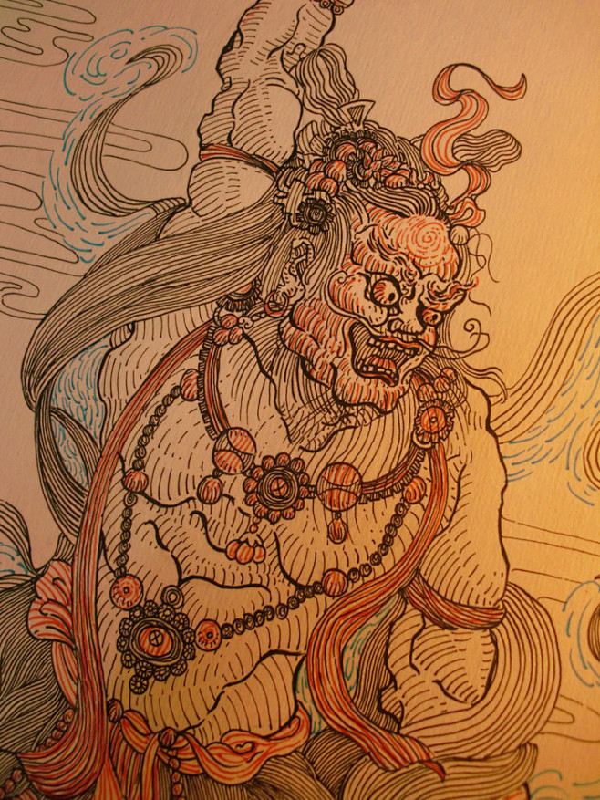 怡情小画金刚力士