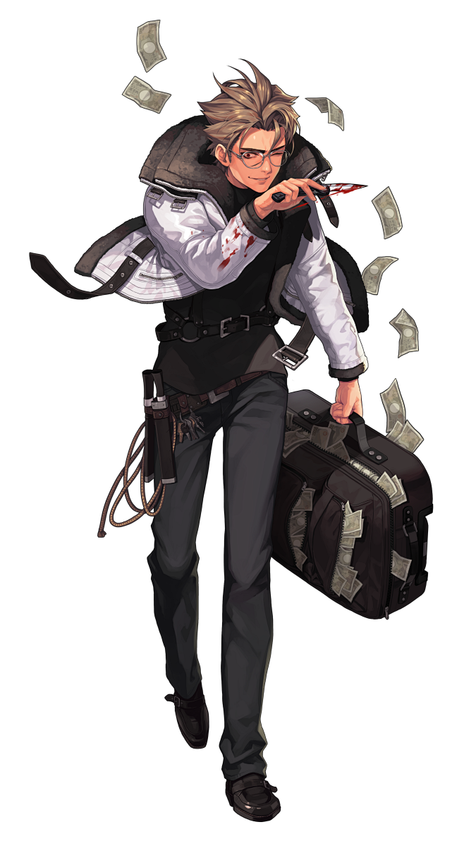 黑色幸存者blacksurvival皮肤原画高清立绘日韩画风微元素element3ds