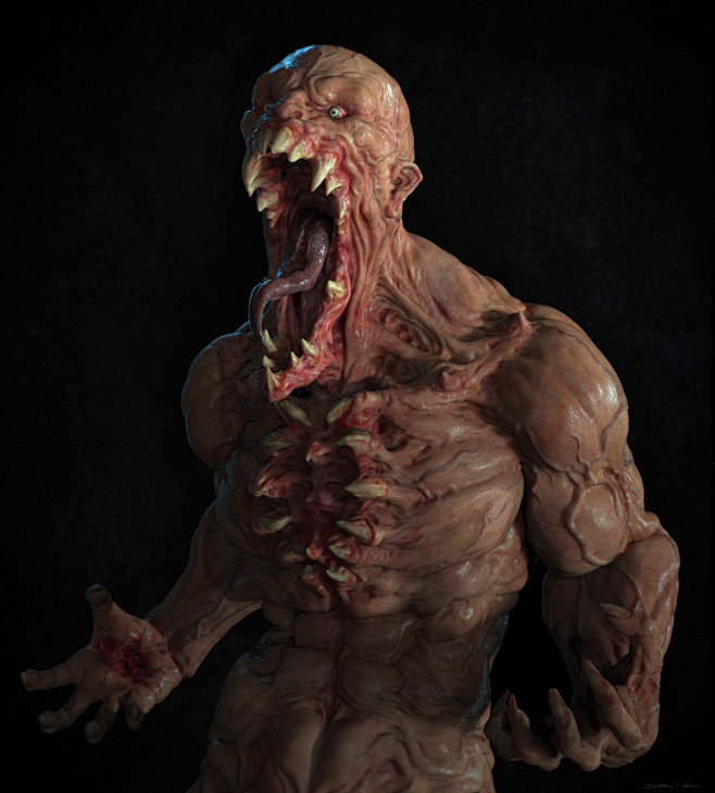 丧尸原画来自cgbookcn627