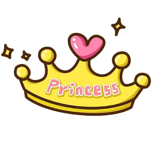 卡通,装饰物,黄色皇冠