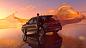 Advertising  automotive   CGI Electric-Mobility Full-CGI luxury mercedes-benz Mercedes-EQ Photography 