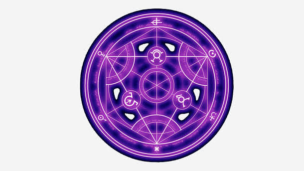 紫色魔法阵