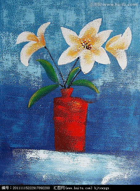 21:13:43花卉油画少儿美工素材绿地听雨同采自www