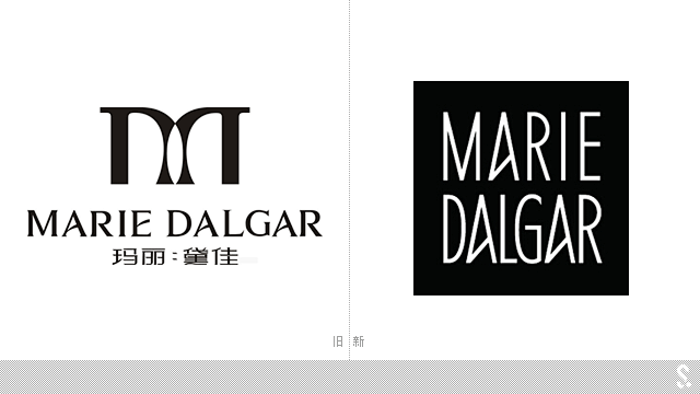彩妆品牌玛丽黛佳新logo设计圈展示设计时代网poweredbythinkdo3
