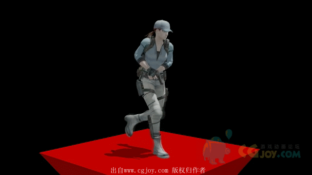 新提醒动画demo参考gif各种男女怪物的走跑攻击死亡休闲待机游戏动画