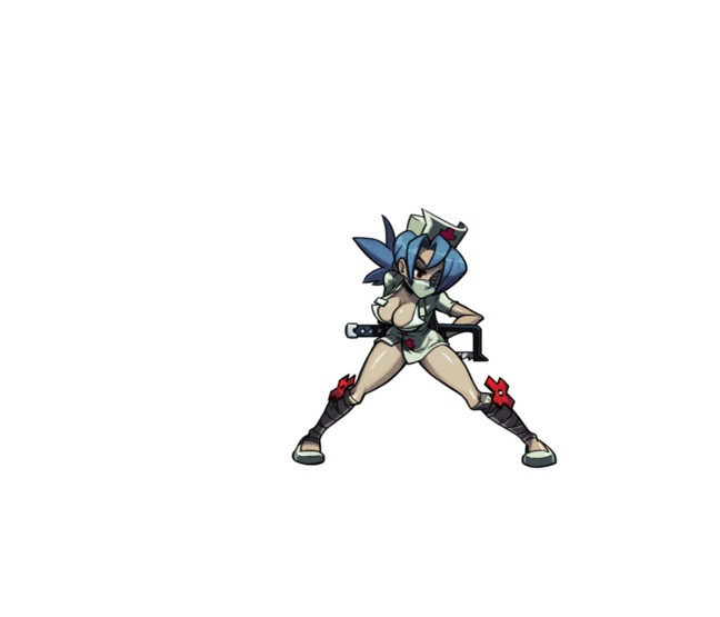 skullgirls骷髅女孩珍藏动画设计稿原画插画微元素element3dspowered