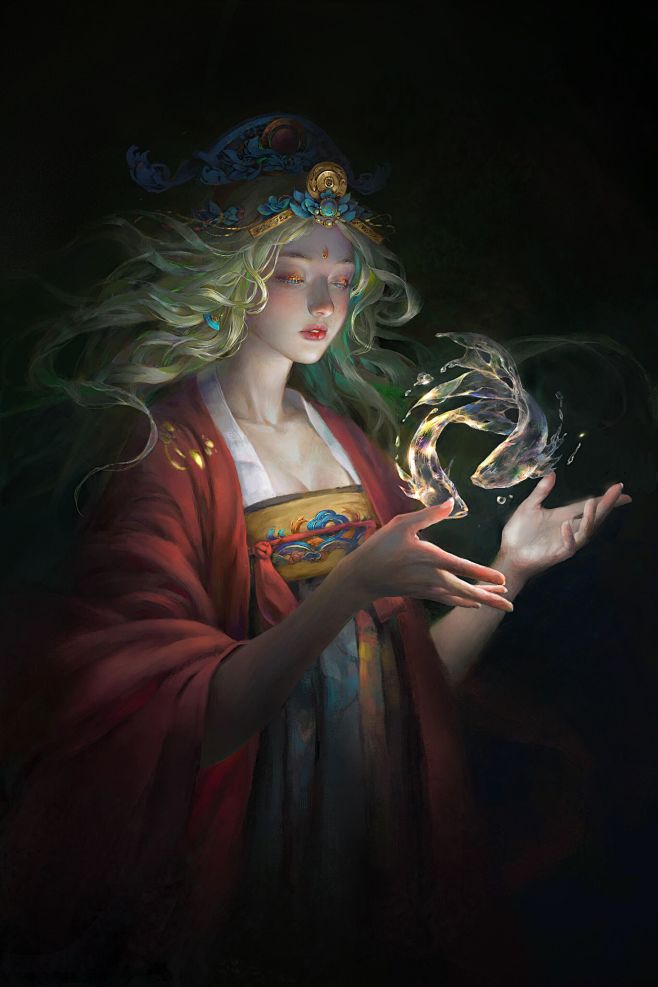 洛神赋洛神乃援御者而告之曰尔有觌於彼者乎彼何人斯若此之艳也御者