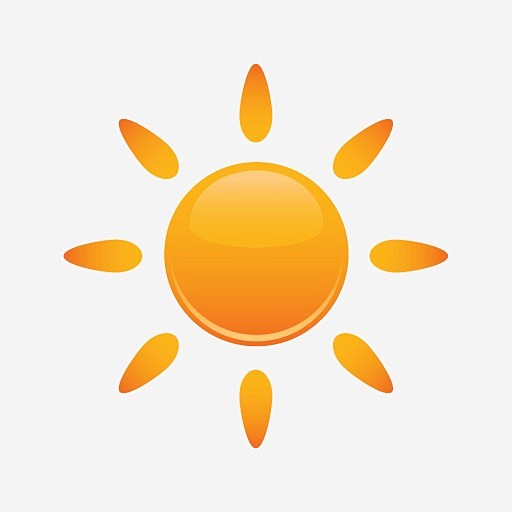 天气晴朗图例图标