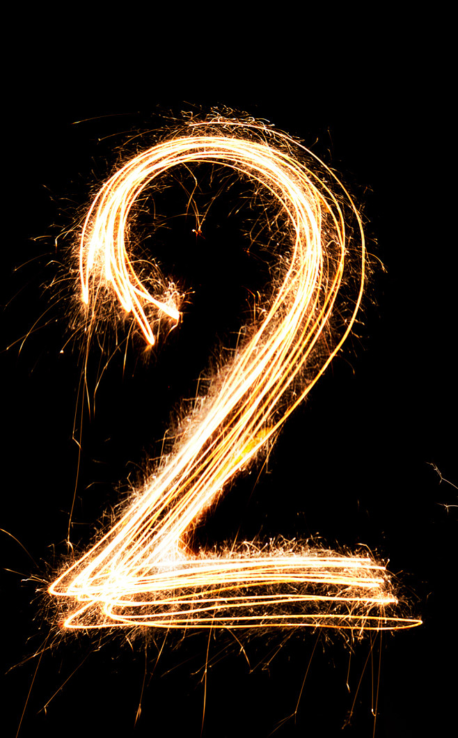 爱情烟火特效26字母数字字体心形光效烟花图形高清jpg图设计素材