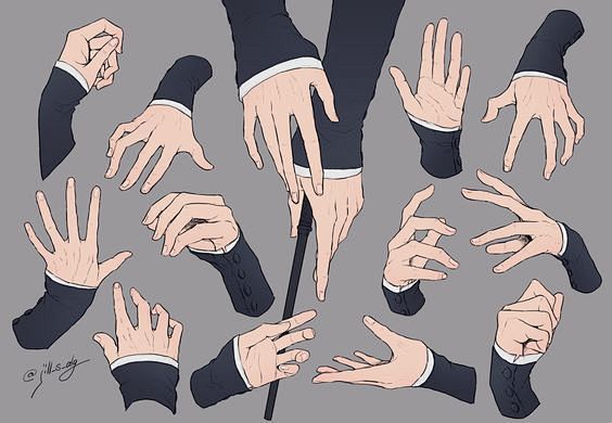 绘画参考二次元手的绘制参考67676767