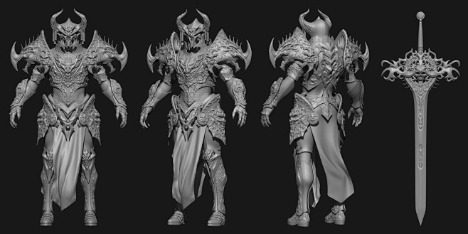 zbrush三视图图片