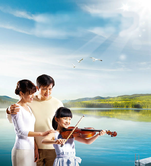 温暖家庭高清图片