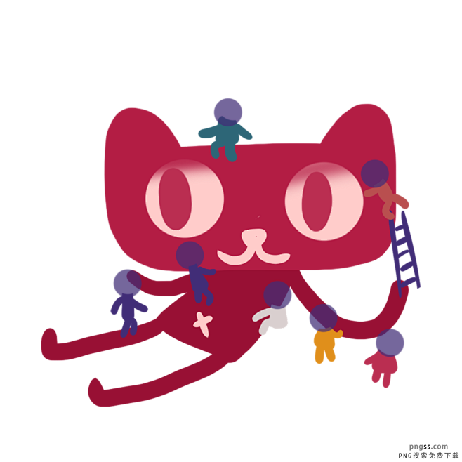 png搜索 ppt,购物节,海报,卡通插画,卡通手绘,手绘,双十一购物节,天猫