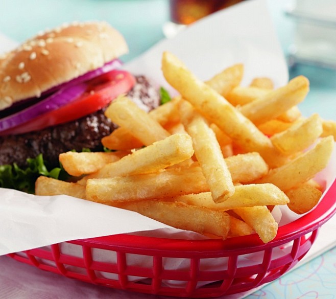 美味的炸薯条图片