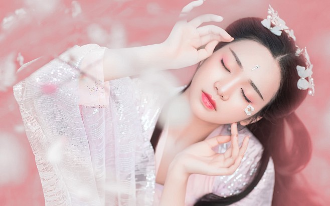古风壁纸系列清新唯美古装美女写真桌面壁纸看点快报