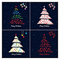 四款创意圣诞树矢量素材christmas|merry|抽象圣诞树|高档卡片|节日贺卡|节日素材|卡片设计|平安夜|圣诞|圣诞节|圣诞树|圣诞夜|矢量|矢量素材|星星