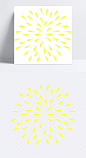 黄色烟花圆形光效|黄色烟花圆形,光效,光效元素素材,效果元素,免抠元素