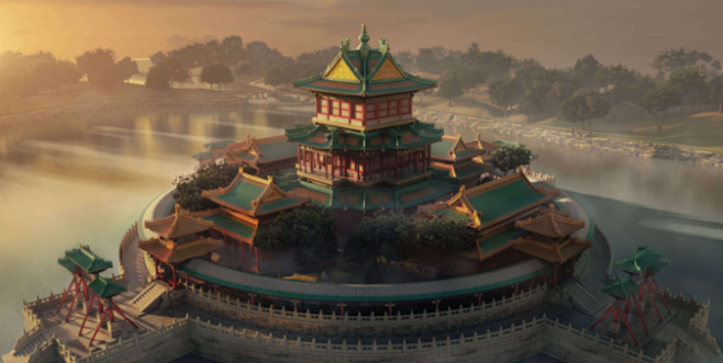 圆明园3d复原图面世3d效果震撼美得不像话