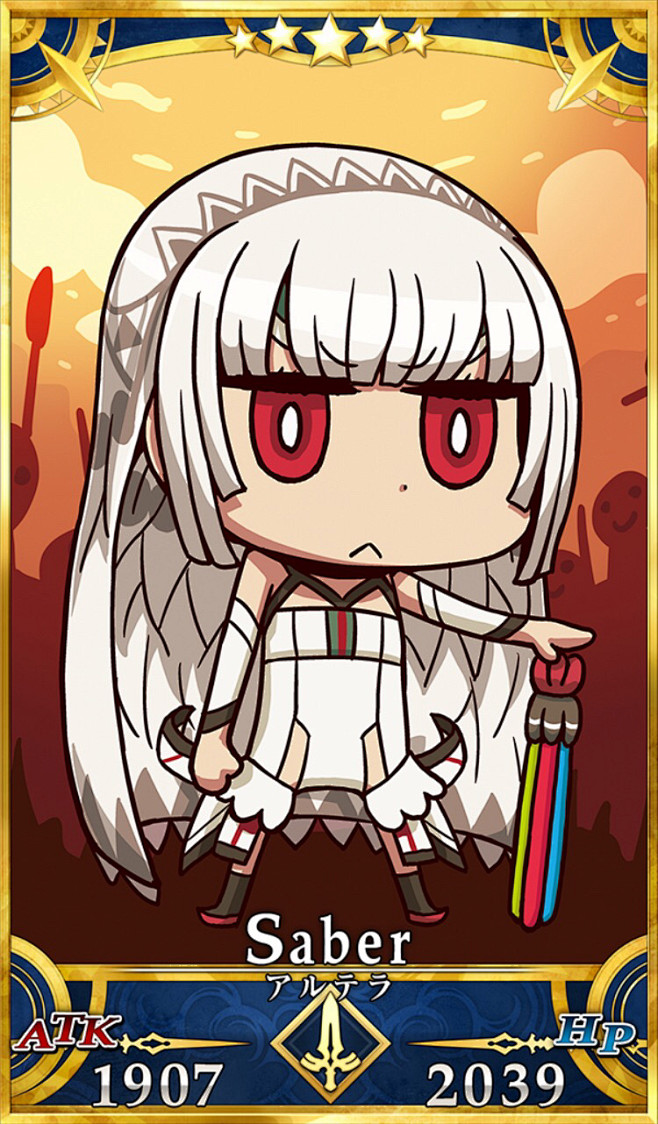 fatego愚人节限定q版fgo人物卡表情包素材159