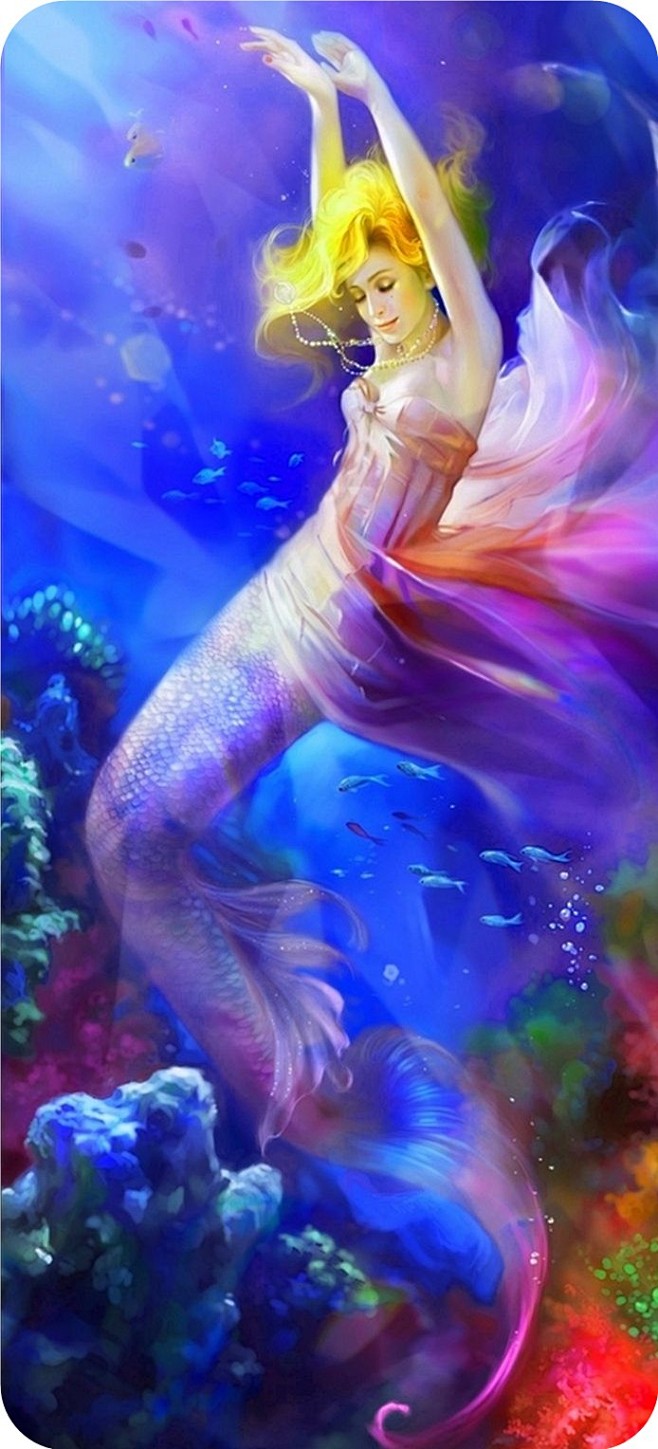 美人鱼动漫卡通唯美