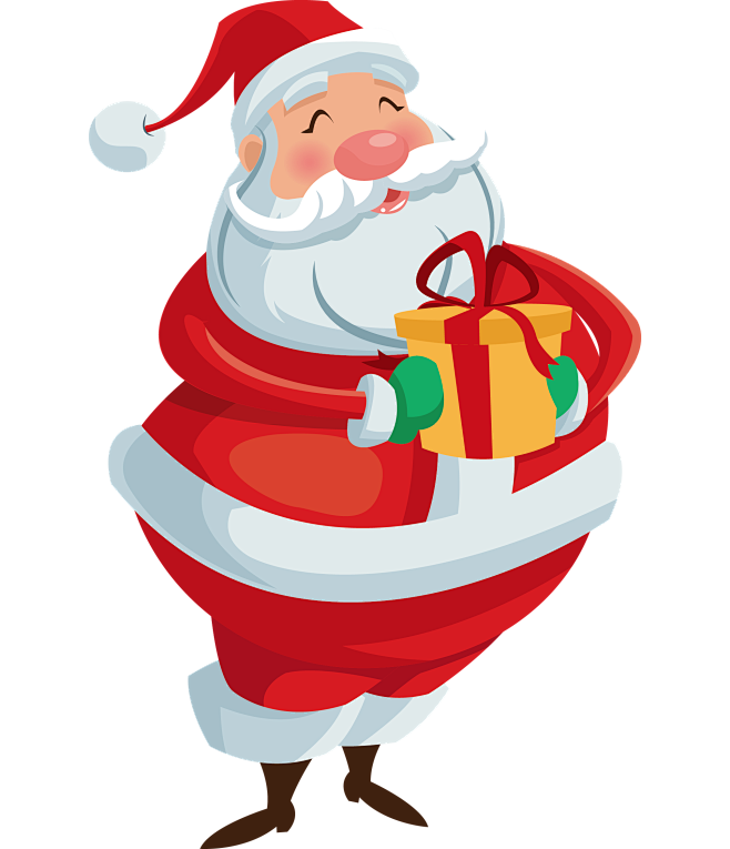 圣诞老人矢量素材免费下载
