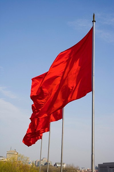 天安门广场五星红旗图片