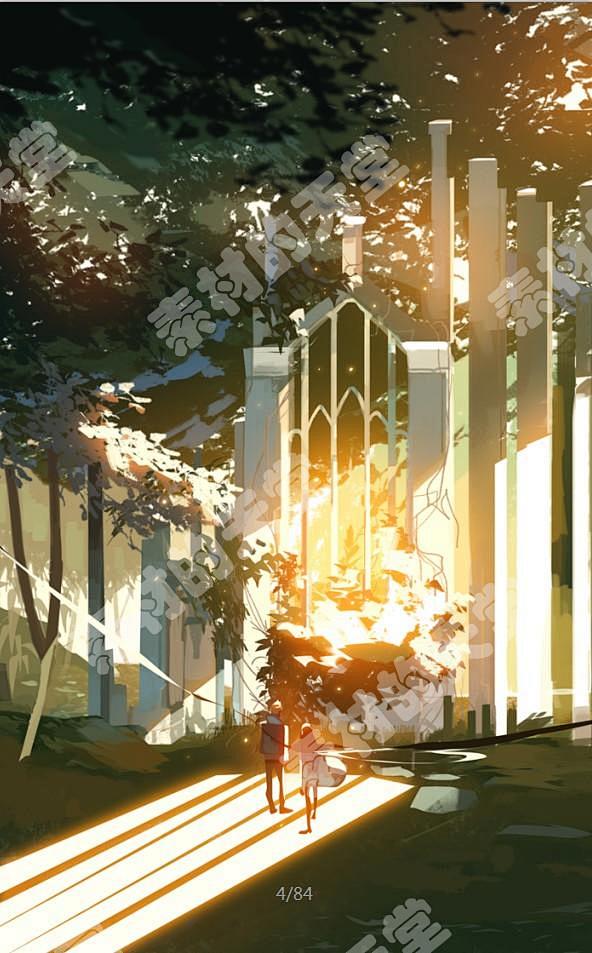 m10光影场景cg原画插画场景光感明暗对比游戏原画素材参考资料淘宝网