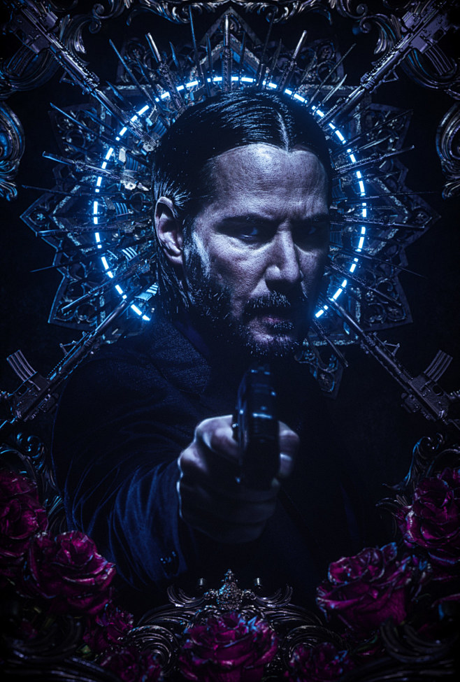 米田主动设计整理johnwick3awesomeposterdesign