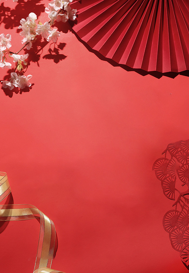 柚稚anr从曼城衣冠转采于2020-12-29 11:25:34新年红色背景素材海报