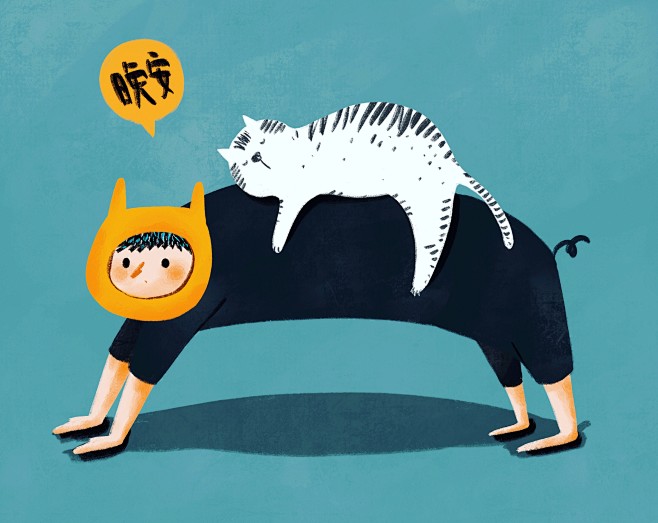 我最爱的猪坚强插画作品
