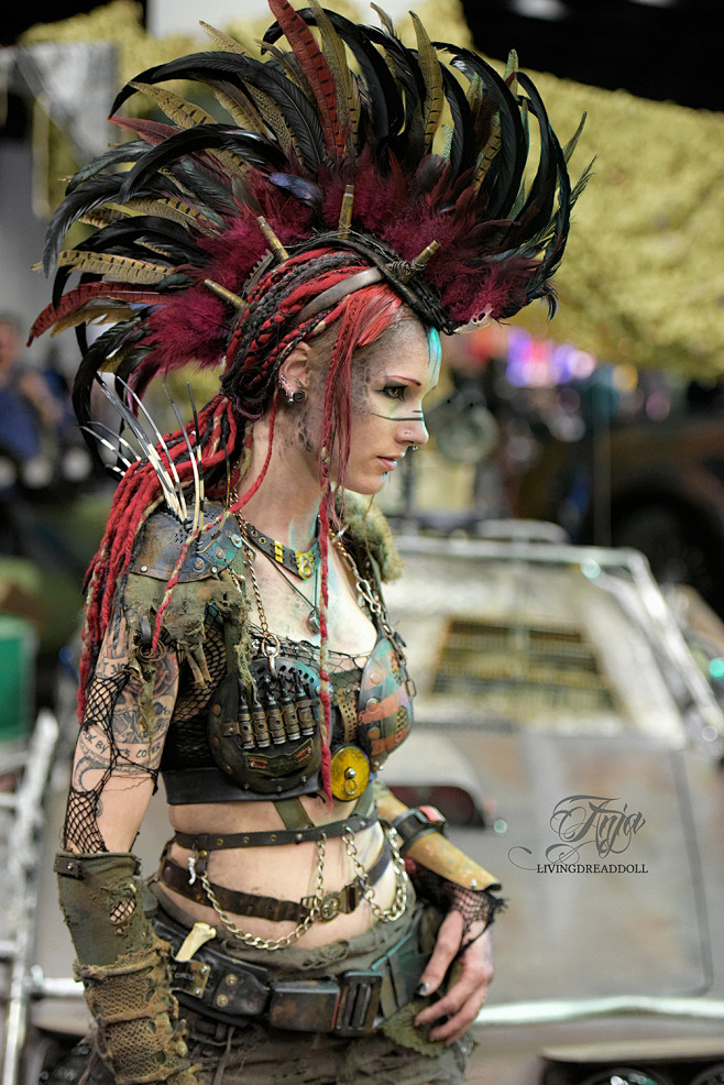 针对废土以及蒸汽朋克角色设计摄影