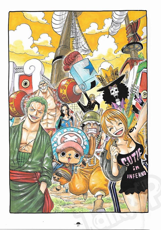 尾田榮一郎原畫集onepieceartbookcolorwalk8