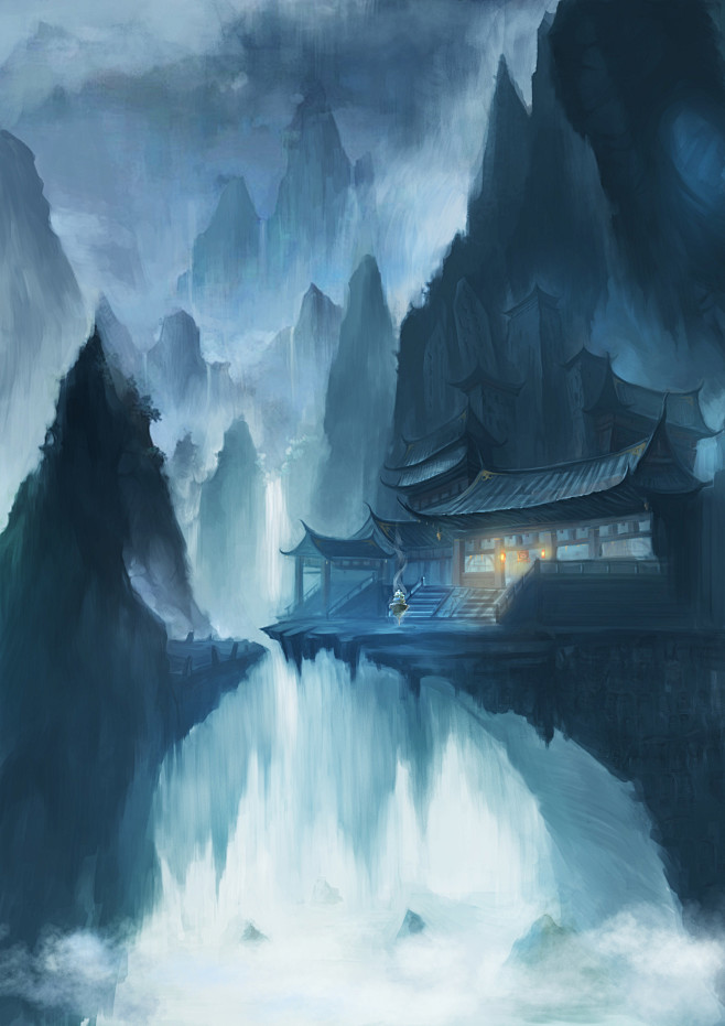 游戏背景武侠背景仙侠背景国风背景武林传奇背景竹林大山江湖