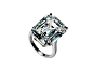 卡地亚顶级珠宝系列钻戒（铂金），主石为一颗约24.04克拉D IF全美钻